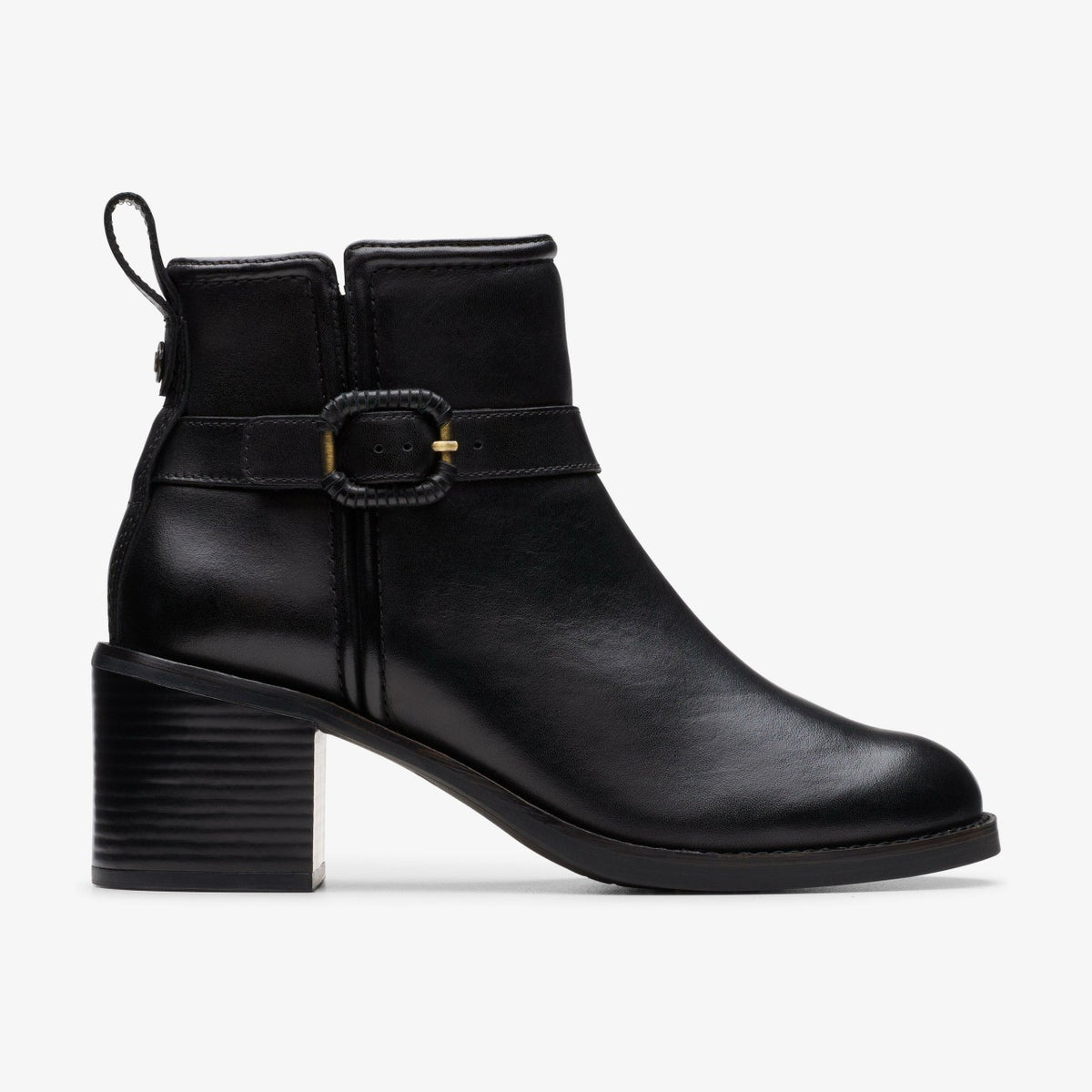 Chamberly Trim Black Leather | Clarks US