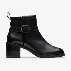Chamberly Trim Black Leather | Clarks US
