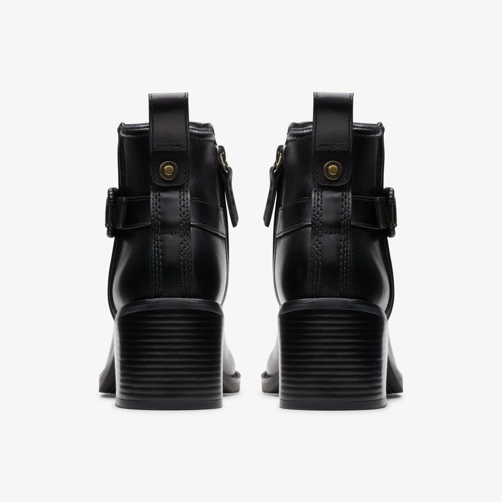 Chamberly Trim Black Leather | Clarks US
