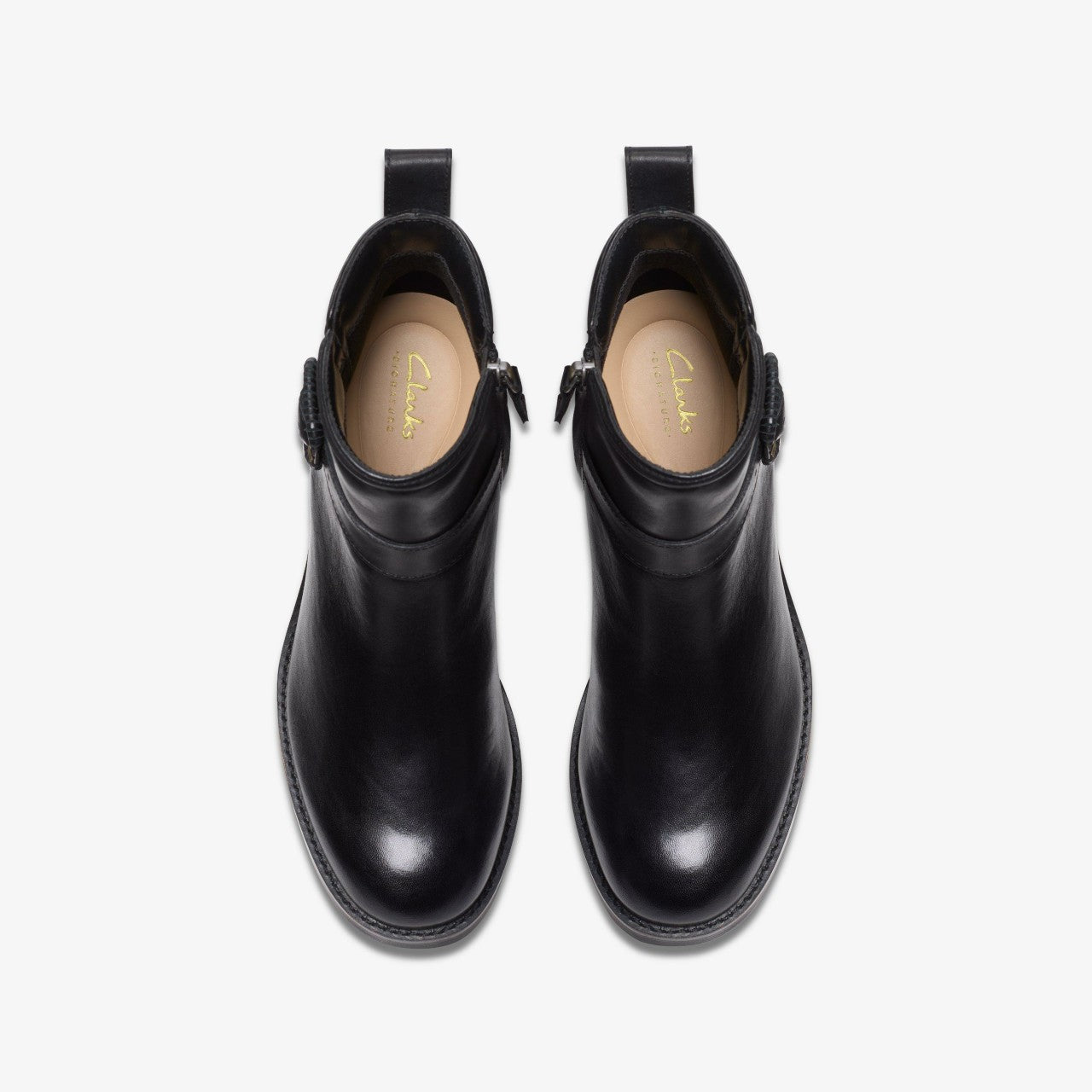 Chamberly Trim Black Leather | Clarks US