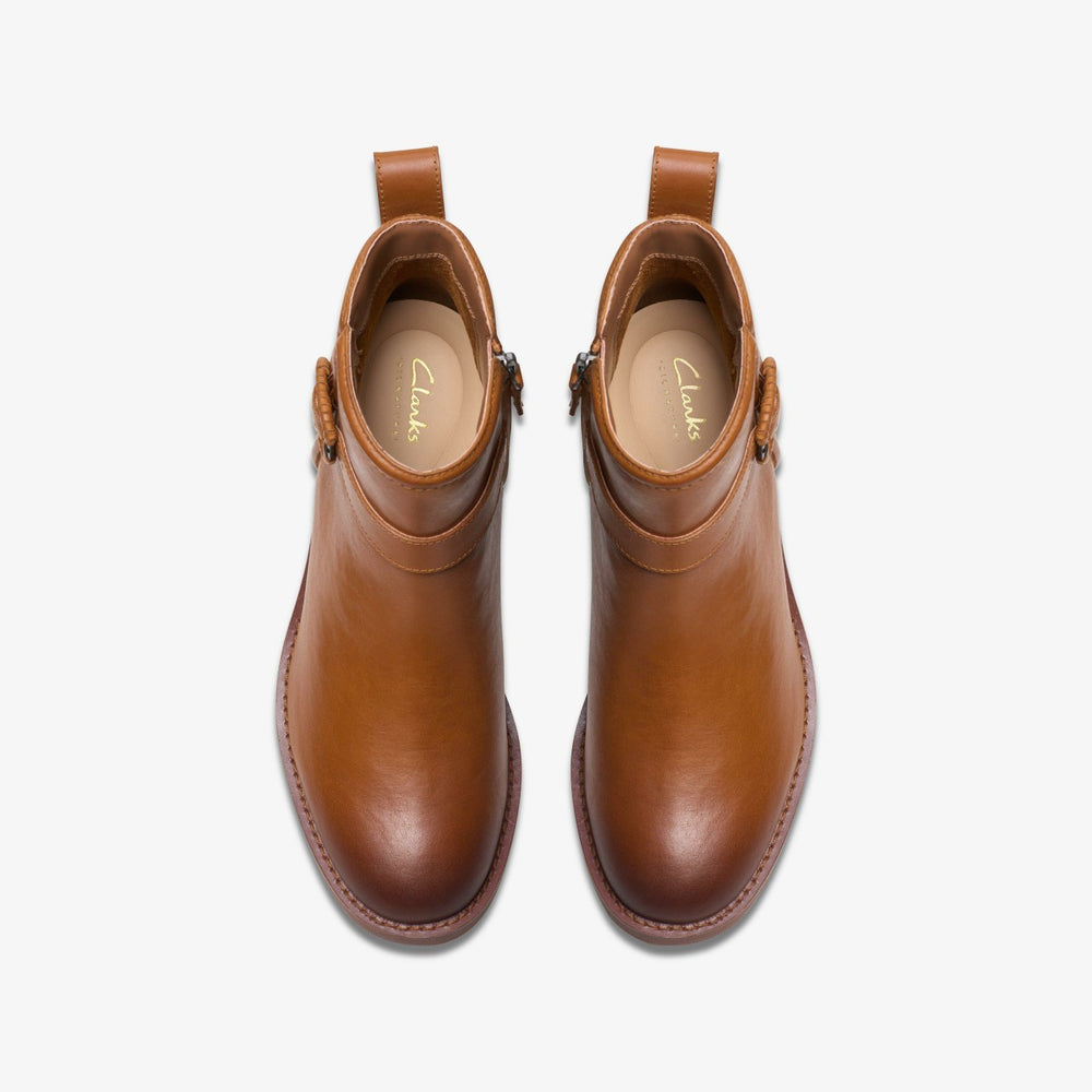 Chamberly Trim Mid Tan Leather | Clarks For Sale