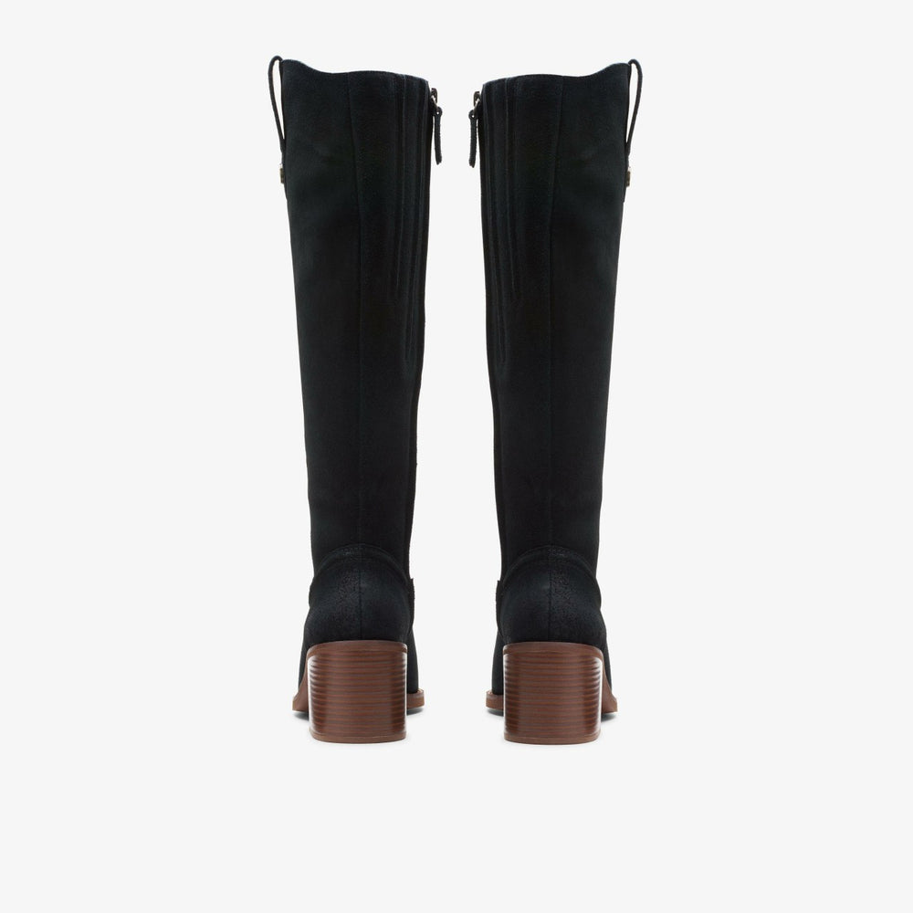 Chamberly Up Black Suede | Clarks For Sale