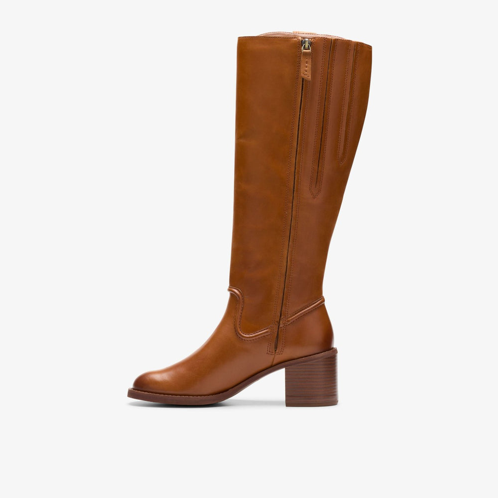 Chamberly Up Mid Tan Leather | Clarks US