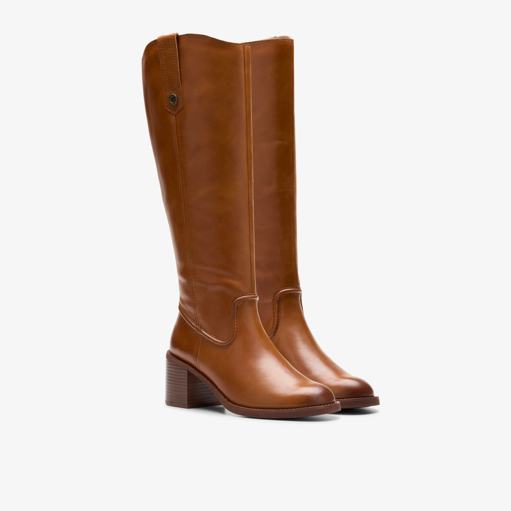 Chamberly Up Mid Tan Leather | Clarks US