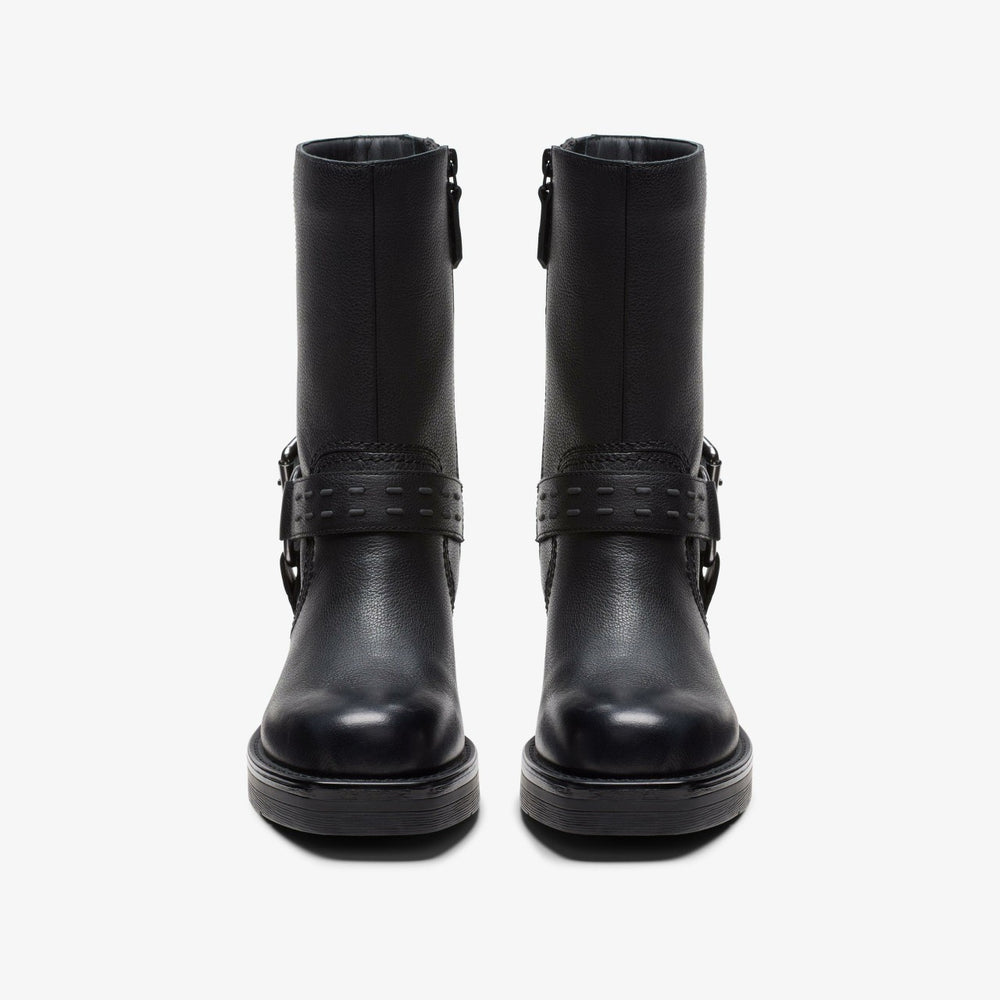 Rebelle Up Black Leather | Clarks Sale