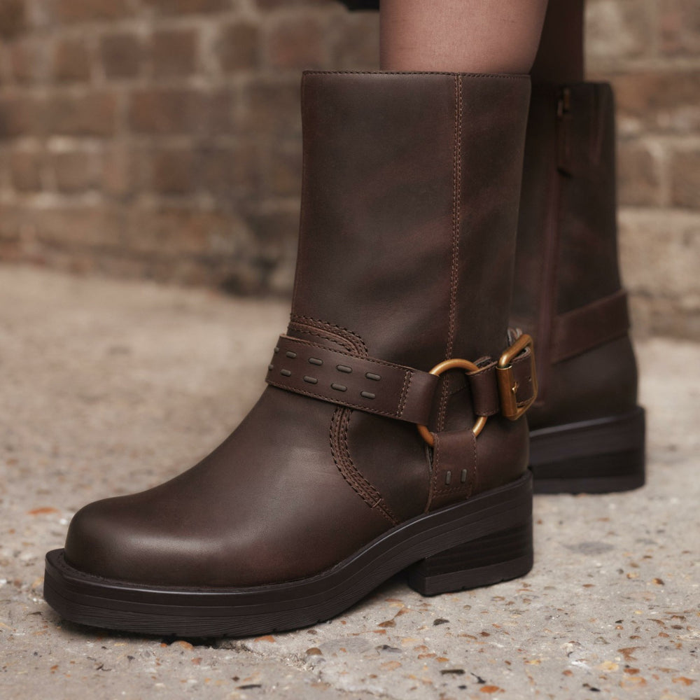 Rebelle Up Walnut Leather | Clarks Onsale