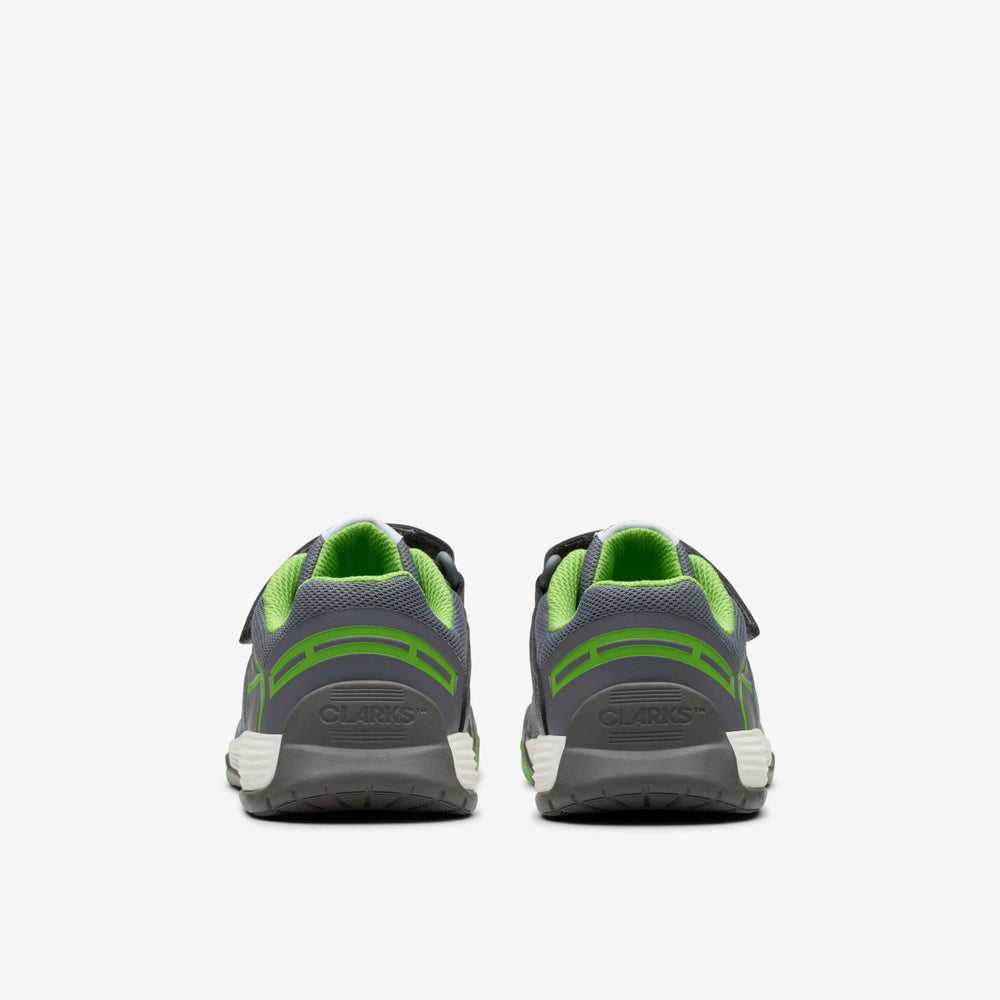 Cica Star Flex Kid Grey/Green | Clarks For Sale