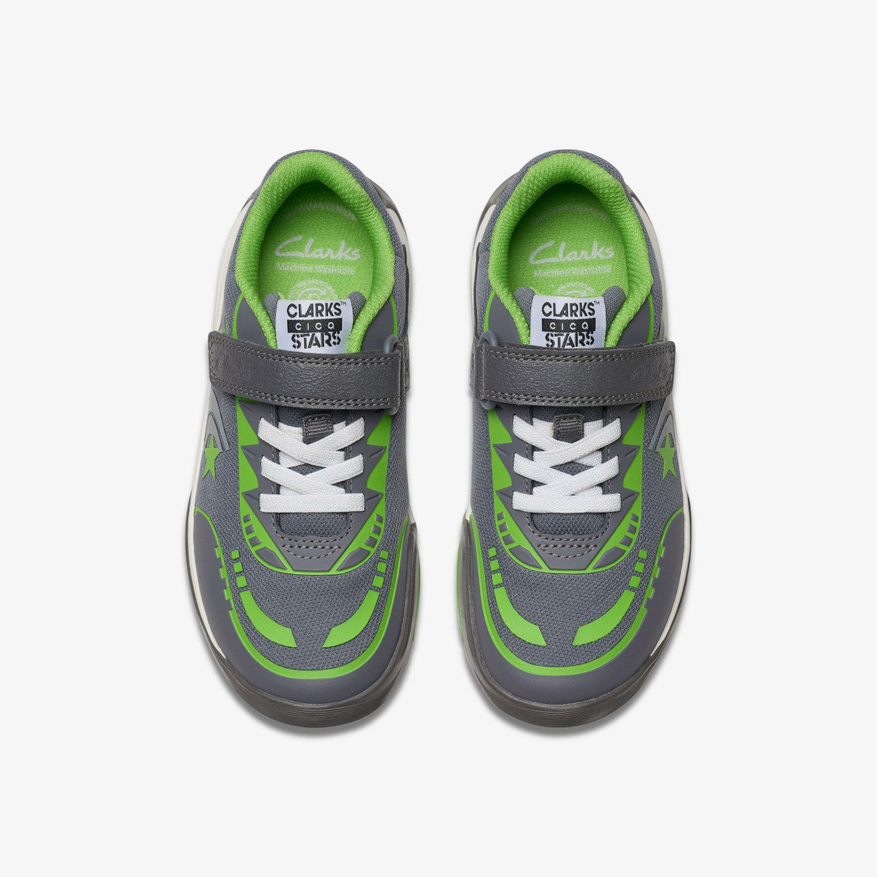 Cica Star Flex Kid Grey/Green | Clarks For Sale
