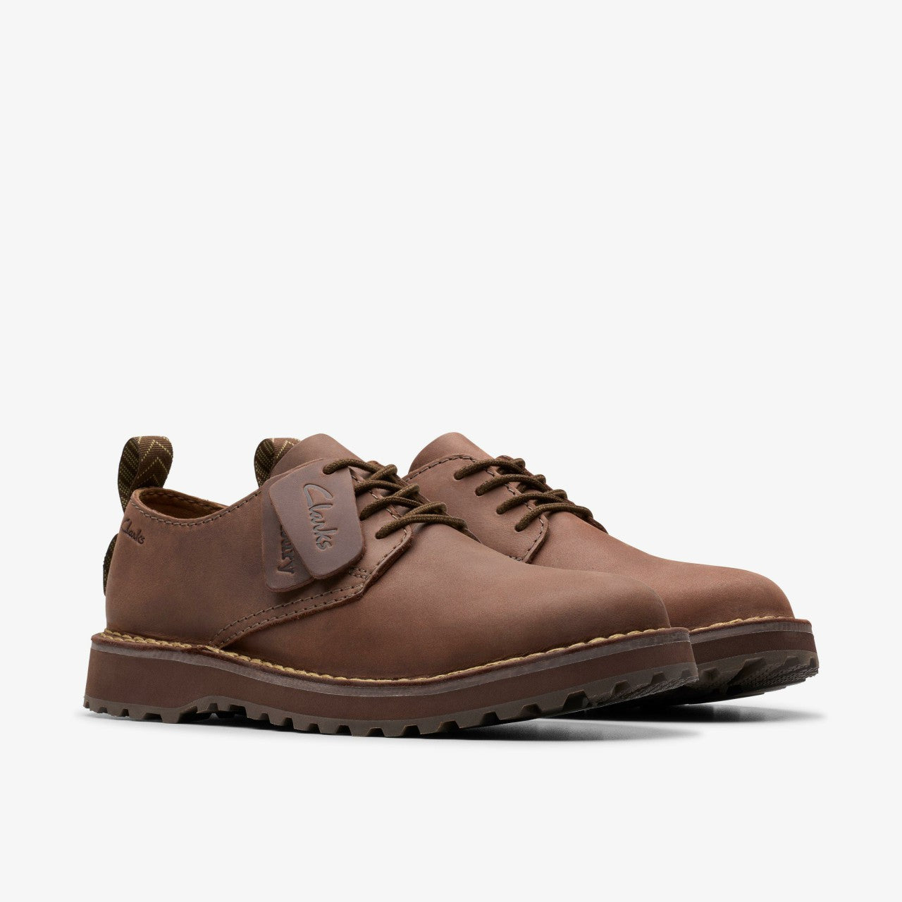 Solsbury Lace Dark Brown Leather | Clarks Discount