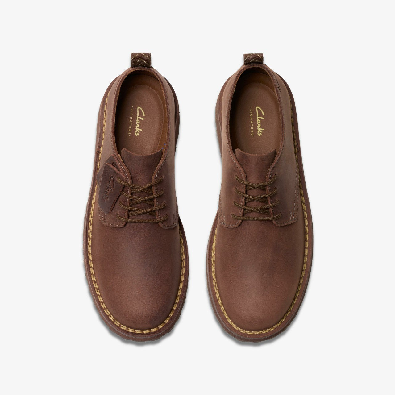 Solsbury Lace Dark Brown Leather | Clarks Discount
