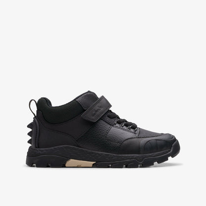 Steggy 2 Glow Kid Black Leather | Clarks US