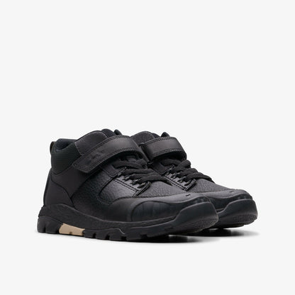 Steggy 2 Glow Kid Black Leather | Clarks US