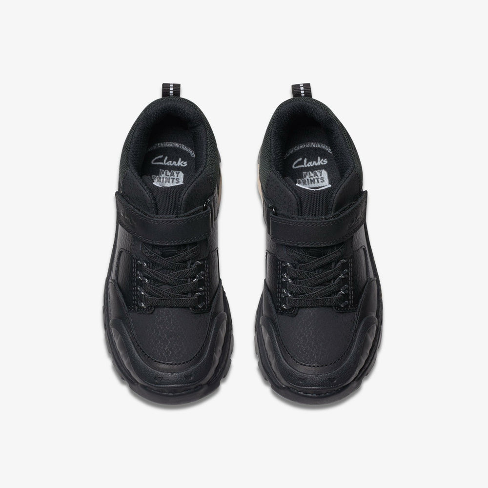 Steggy 2 Glow Kid Black Leather | Clarks US