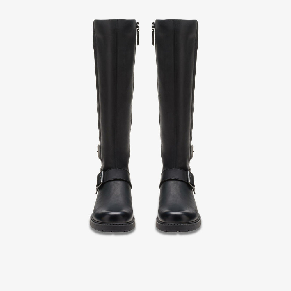 Orinoco2 Tall Black Leather | Clarks Onsale