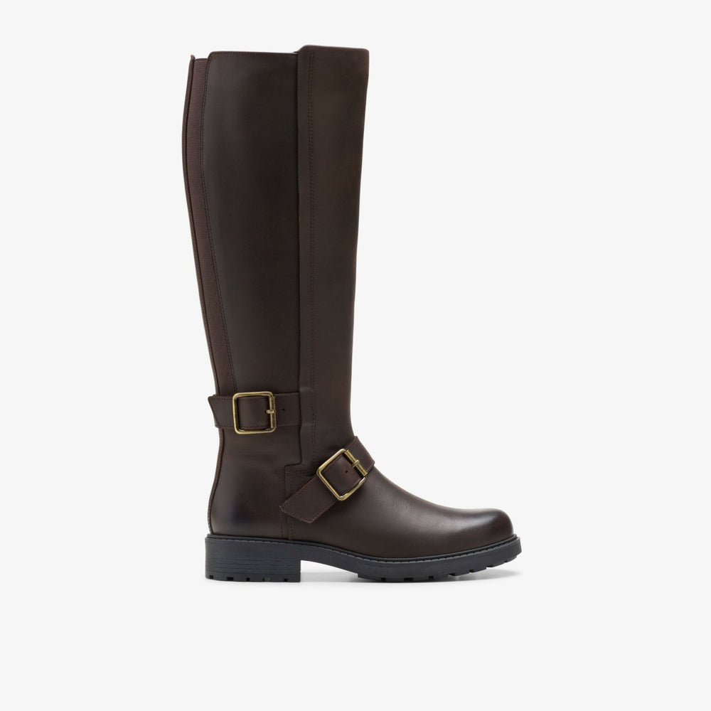 Orinoco 2 Tall Dark Brown Leather | Clarks US