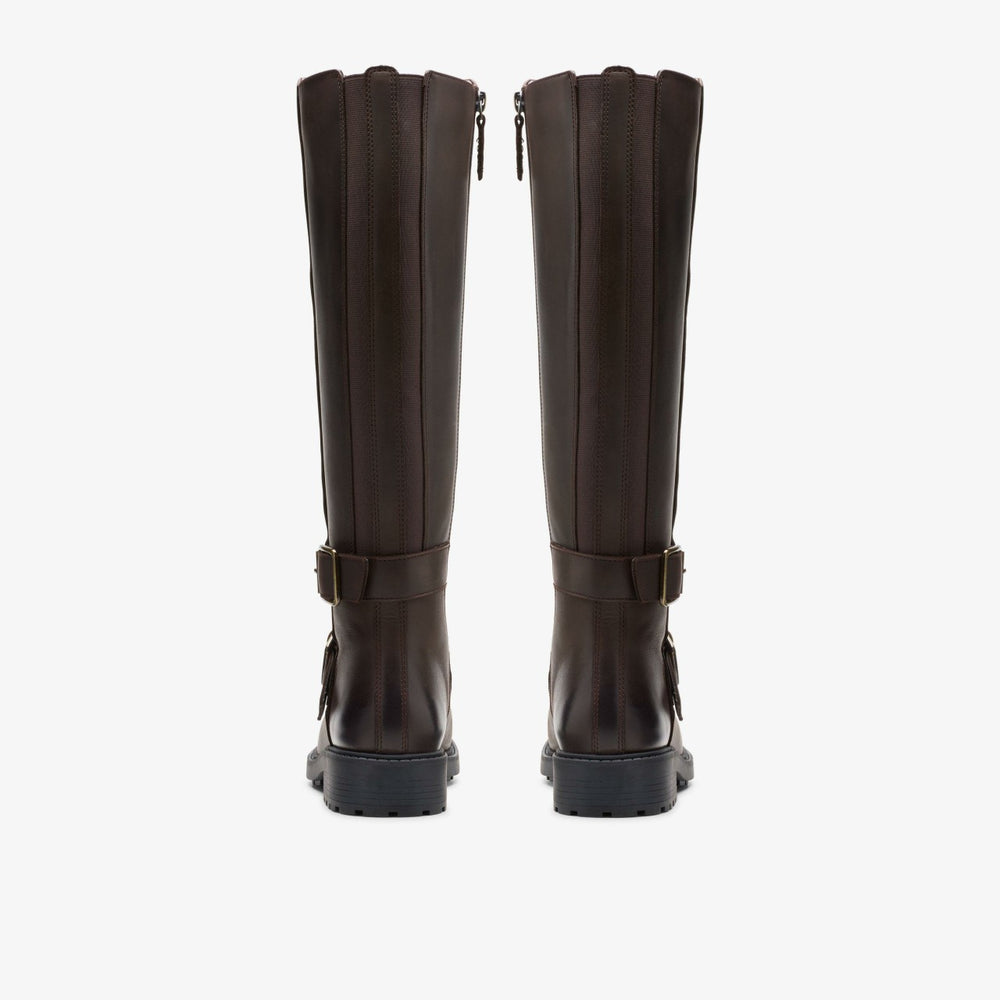 Orinoco 2 Tall Dark Brown Leather | Clarks US