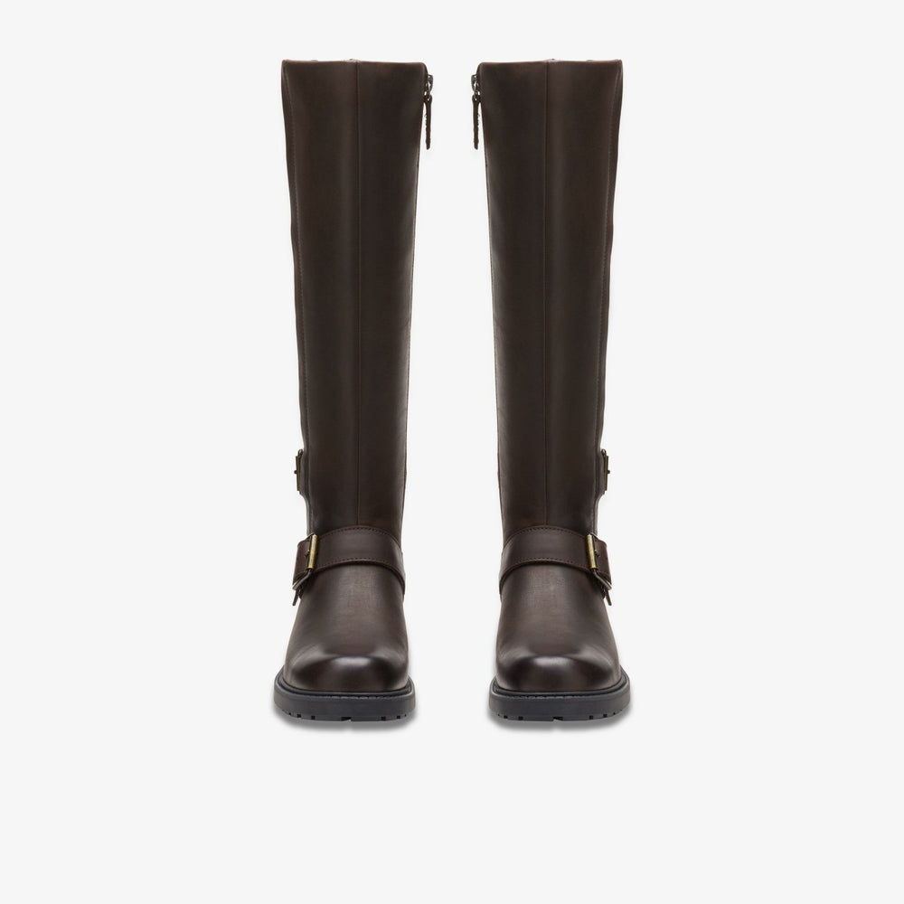Orinoco 2 Tall Dark Brown Leather | Clarks US