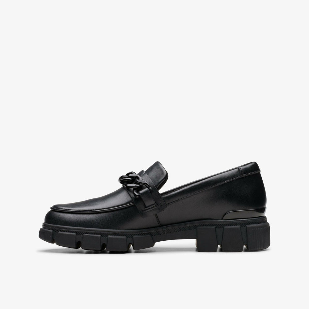 Evyn Walk Kid Black Leather | Clarks For Sale