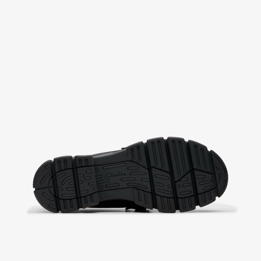 Evyn Walk Kid Black Leather | Clarks For Sale