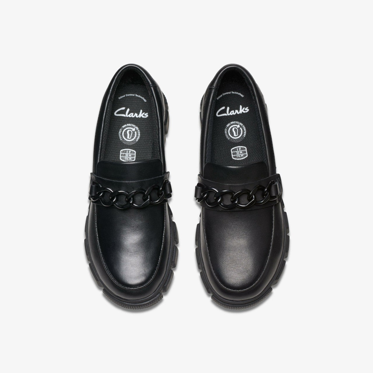 Evyn Walk Kid Black Leather | Clarks For Sale