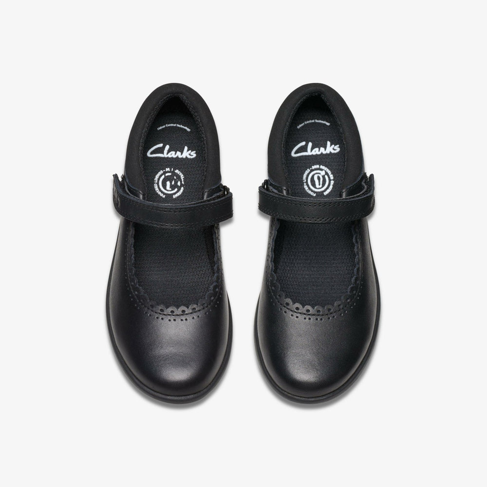 Etch Pure Kid Black Leather | Clarks
