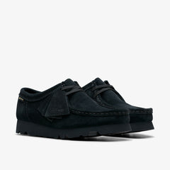 Wallabee GORE-TEX Black Suede | Clarks Onsale