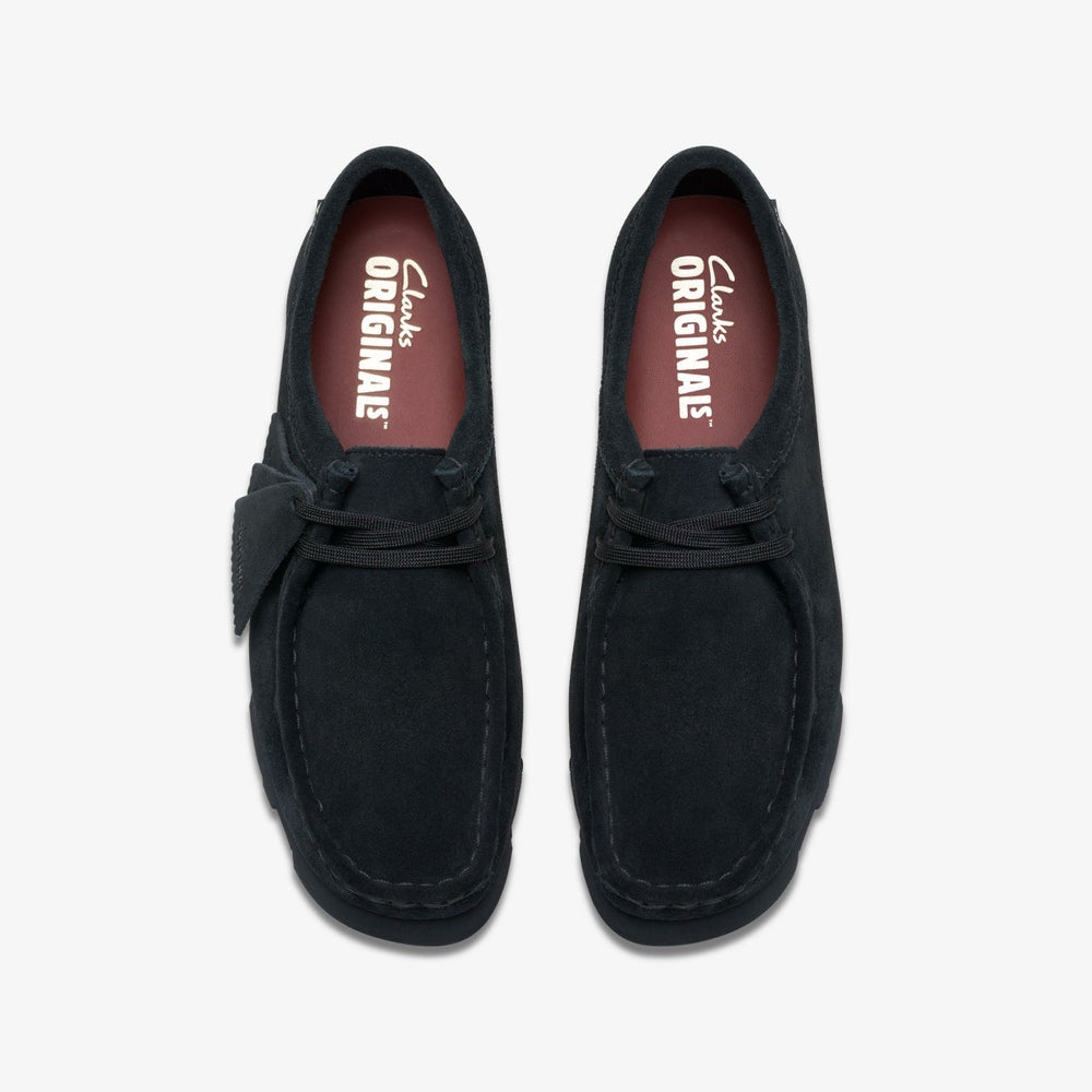 Wallabee GORE-TEX Black Suede | Clarks Onsale