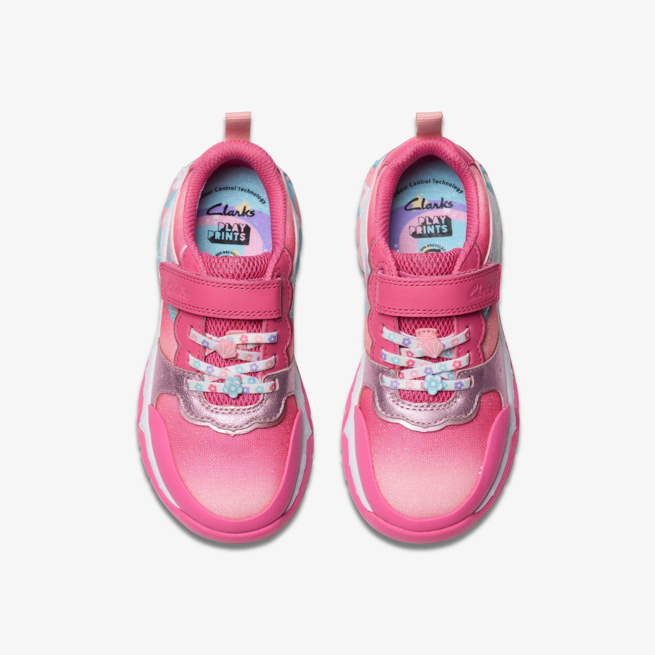 Tidal Star Kid Bright Pink Combination | Clarks Discount