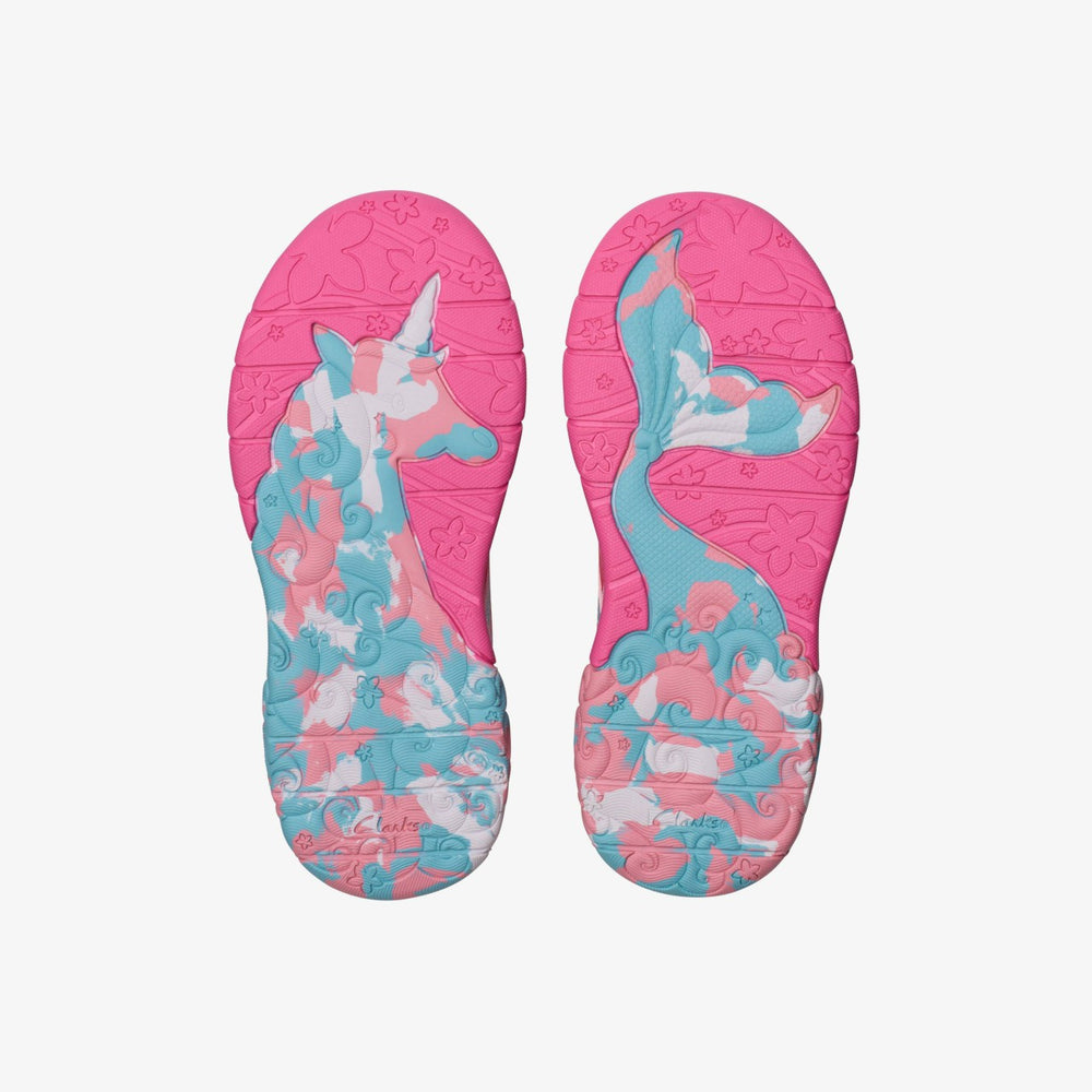 Tidal Star Kid Bright Pink Combination | Clarks Discount