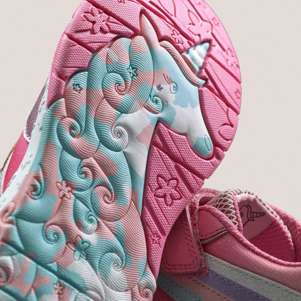 Tidal Star Kid Bright Pink Combination | Clarks Discount