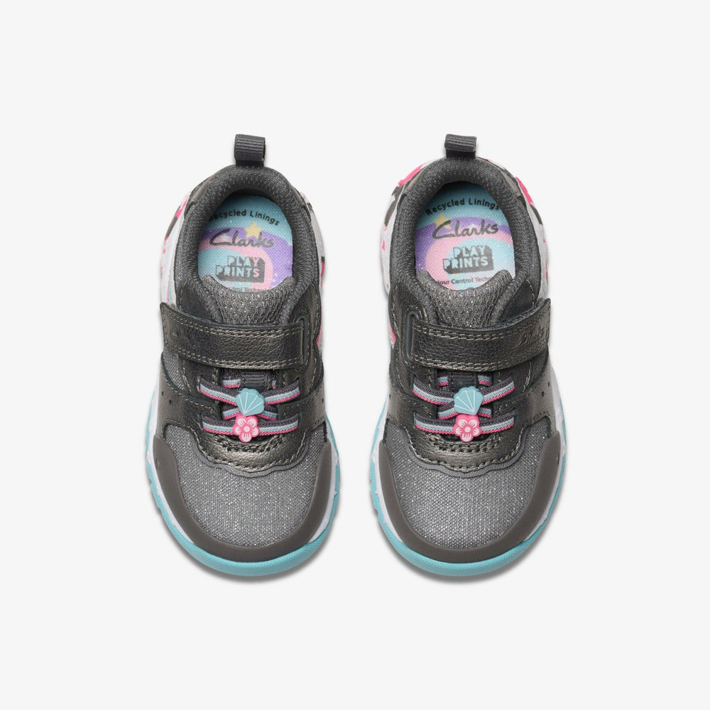 Tidal Star Toddler Gun Metal | Clarks Sale