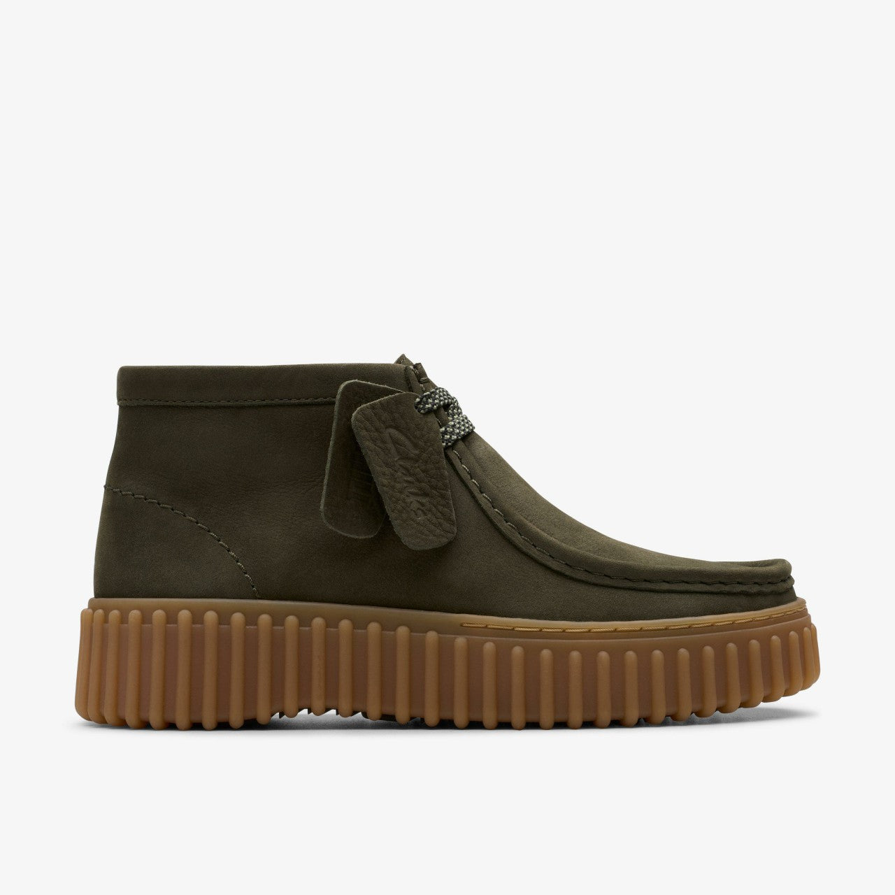 Torhill Moss Dark Green Nubuck | Clarks