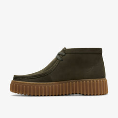 Torhill Moss Dark Green Nubuck | Clarks
