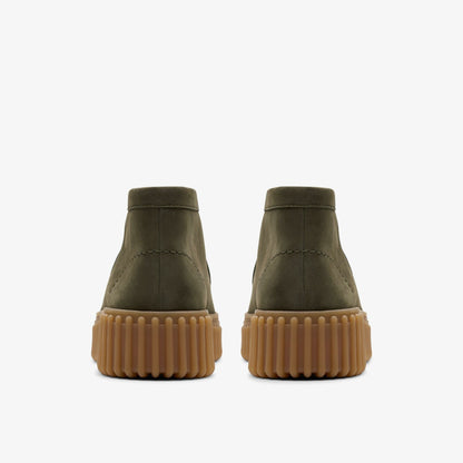 Torhill Moss Dark Green Nubuck | Clarks