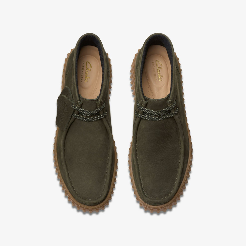 Torhill Moss Dark Green Nubuck | Clarks