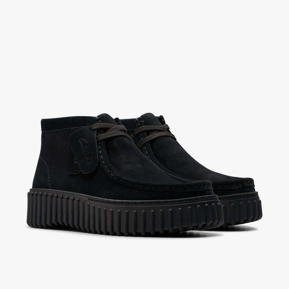 Torhill Moss Black Suede | Clarks US