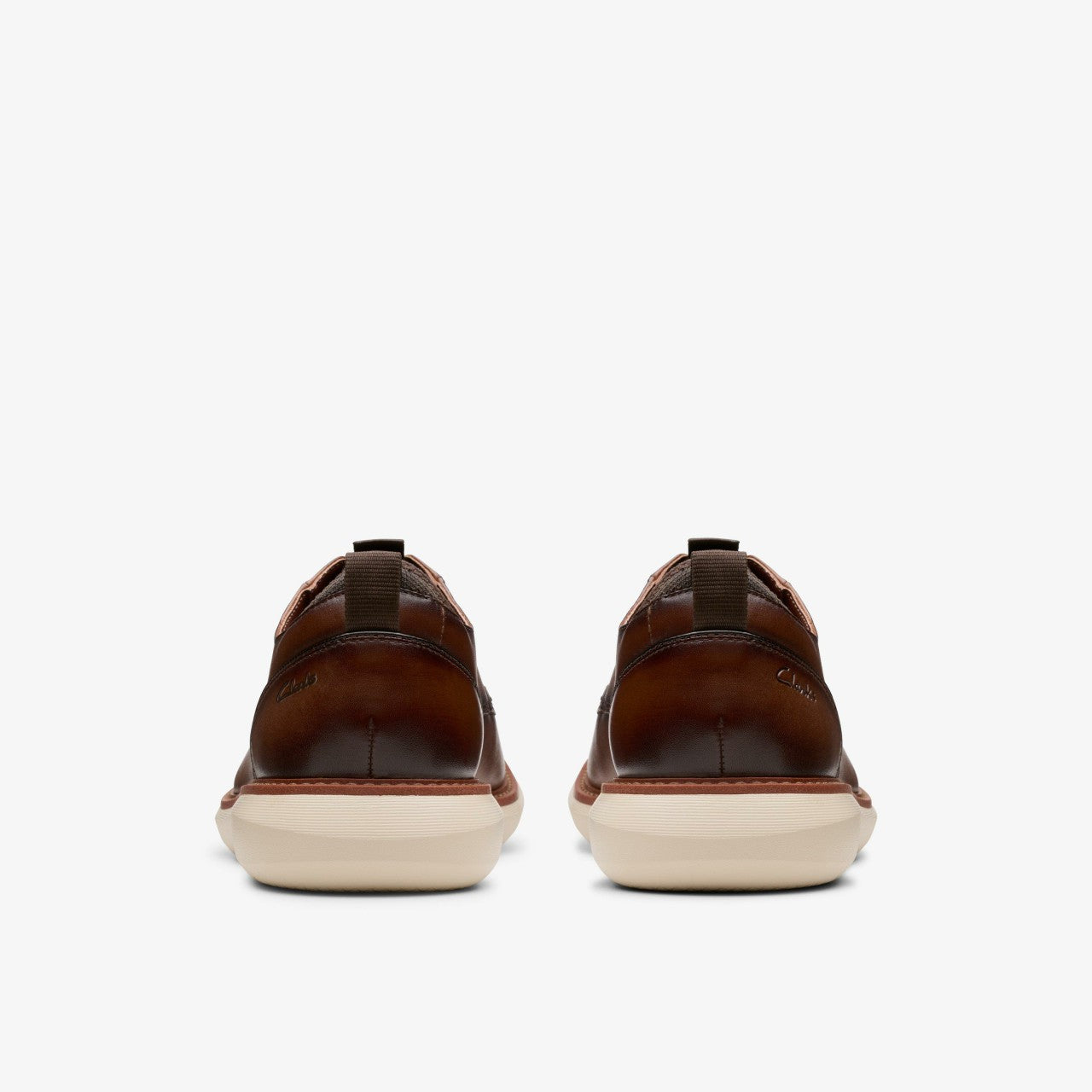 Brantin Plain Dark Tan Leather | Clarks For Sale