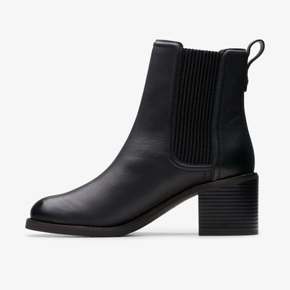 Chamberly Top Black Leather | Clarks Discount