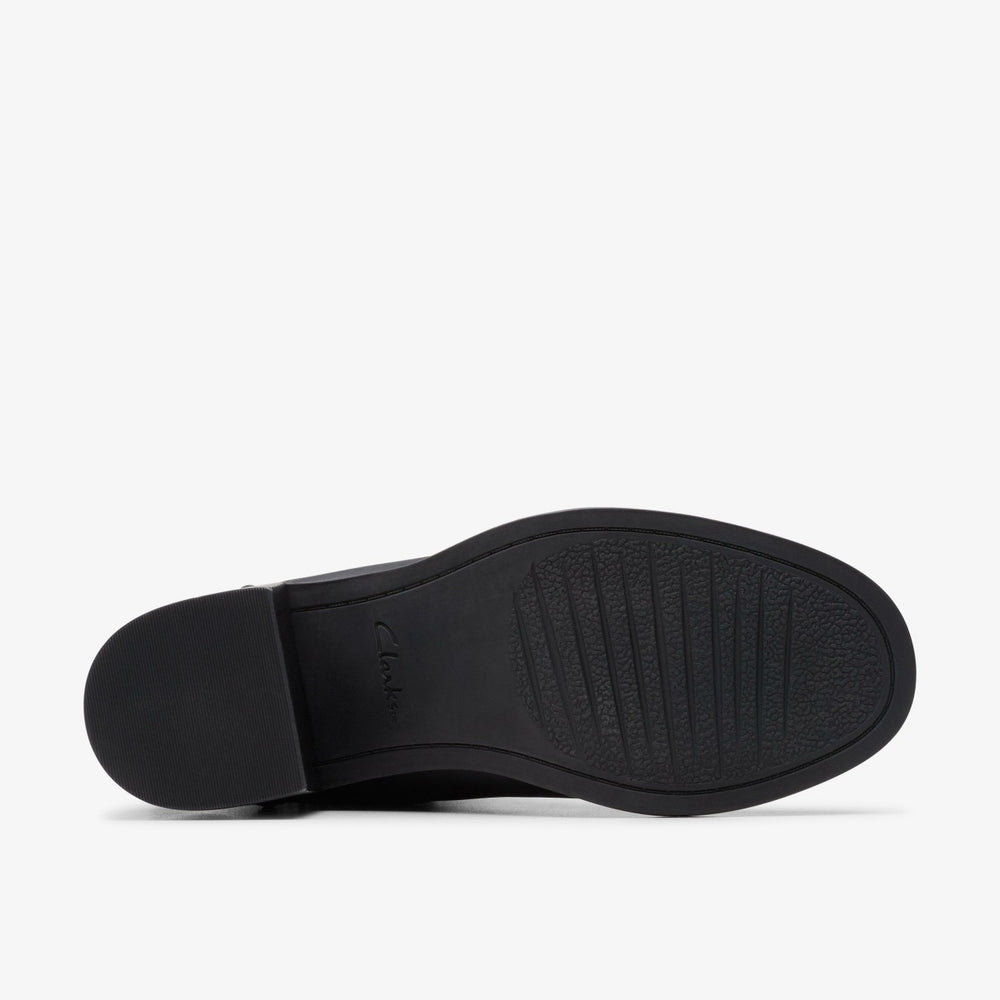 Chamberly Top Black Leather | Clarks Discount