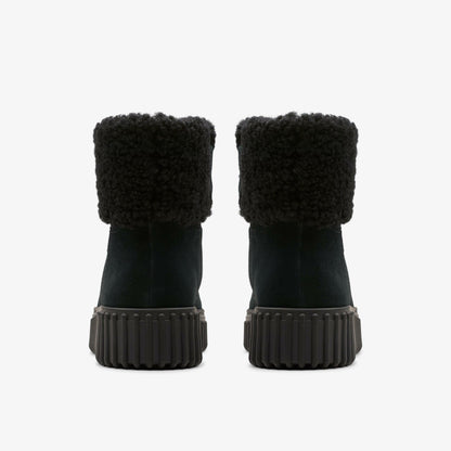 Torhill Turn Black Warmlined Suede | Clarks Sale
