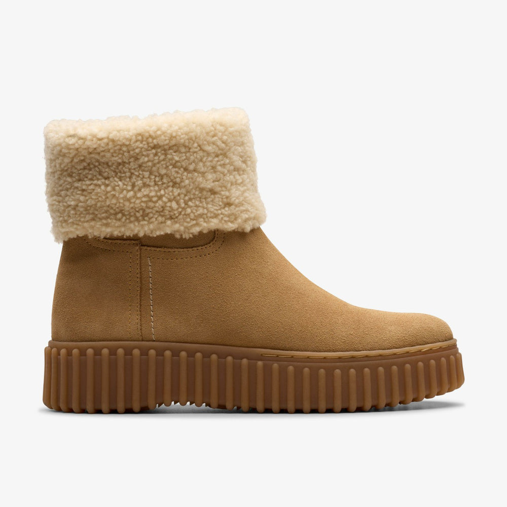 Torhill Turn Light Tan Warmlined | Clarks Discount