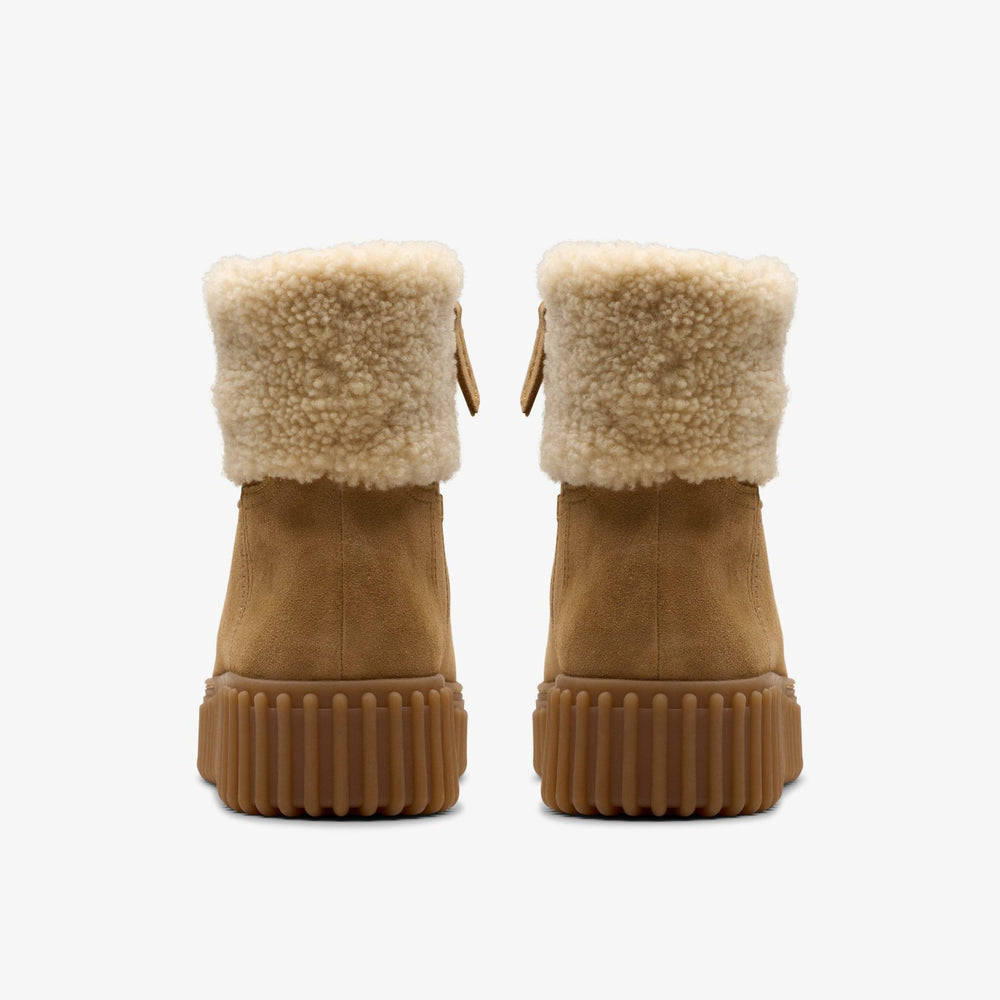 Torhill Turn Light Tan Warmlined | Clarks Discount
