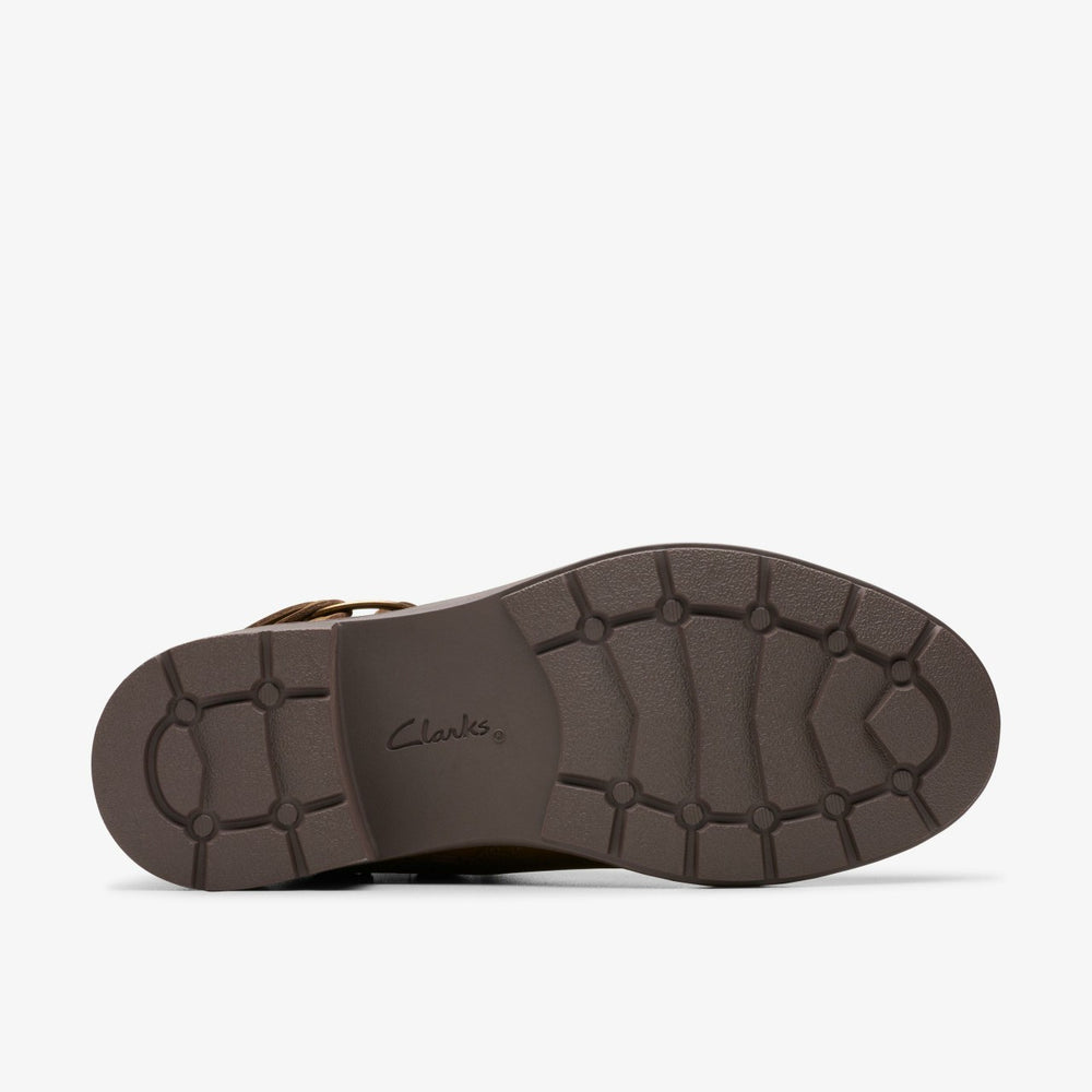 Hearth Kaylie Ankle Boot Mushroom Oily | Clarks US