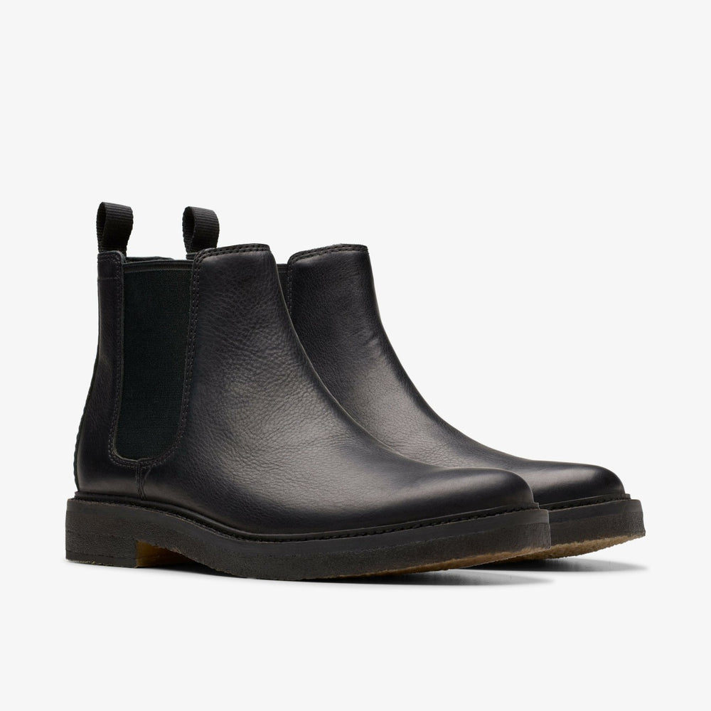 Clarkdale Easy Chelsea Boot Black Leather | Clarks US