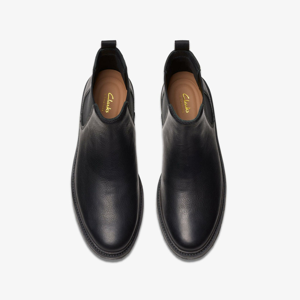 Clarkdale Easy Chelsea Boot Black Leather | Clarks US