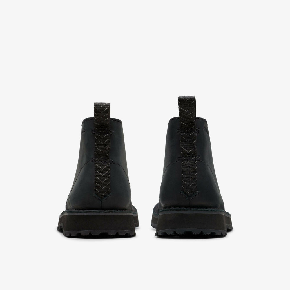 Solsbury Desert Boot Black Leather | Clarks Onsale