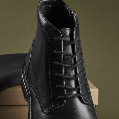 Aldwin Cap Black Leather | Clarks Sale