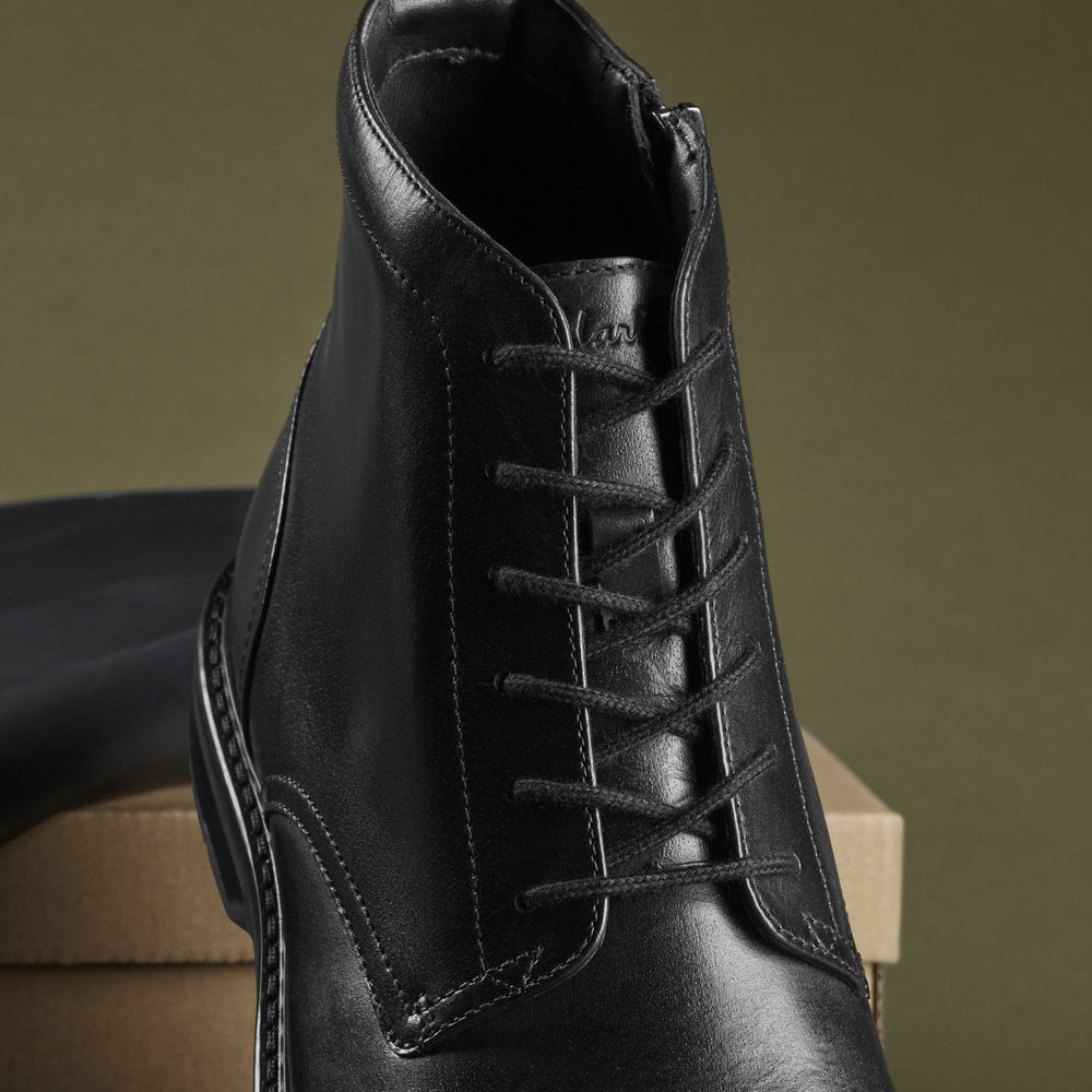 Aldwin Cap Black Leather | Clarks Sale