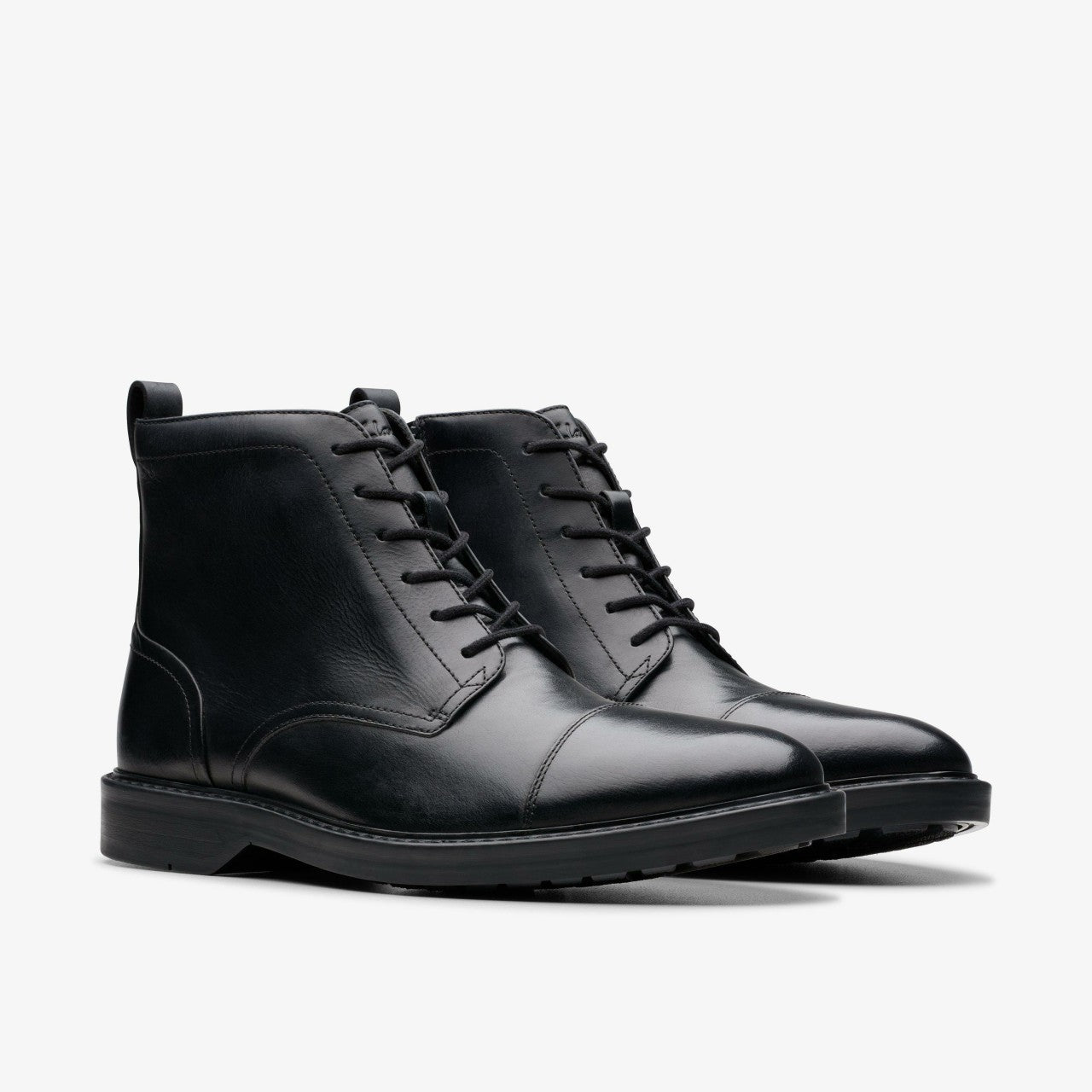 Aldwin Cap Black Leather | Clarks Sale
