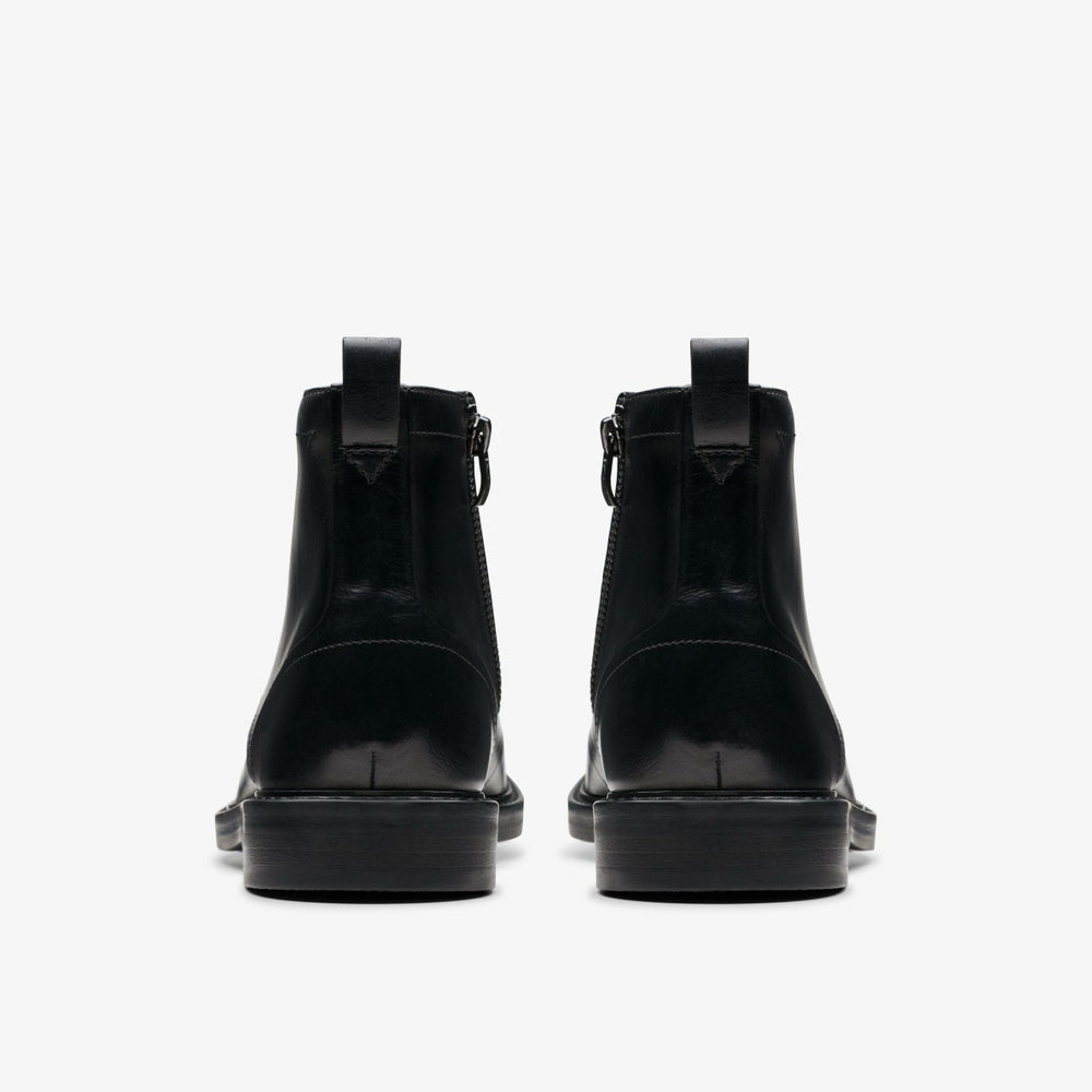 Aldwin Cap Black Leather | Clarks Sale